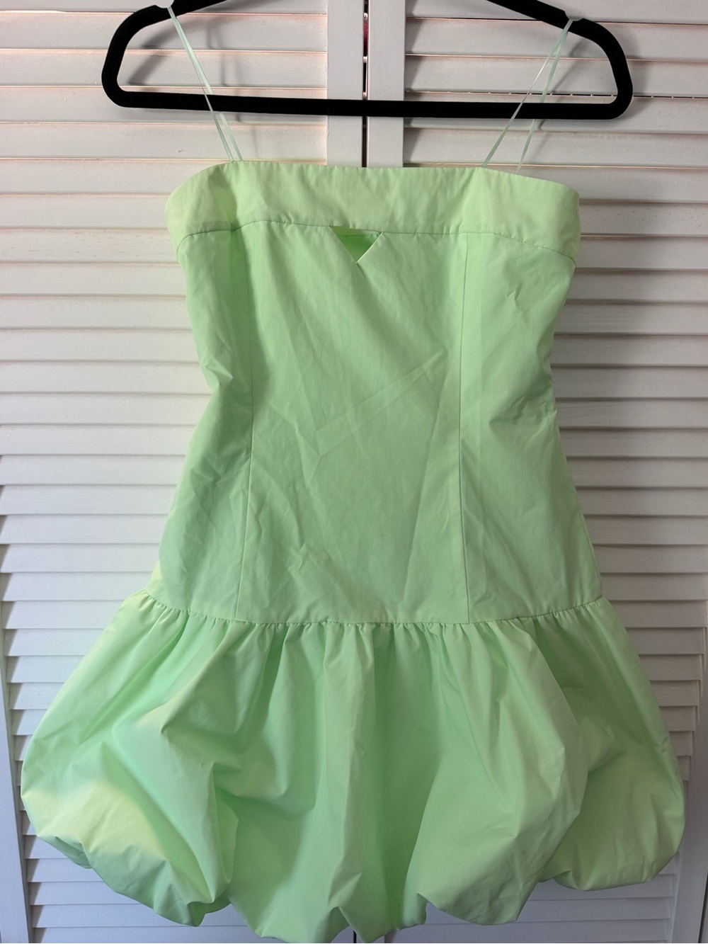 Amanda Uprichard Mint Green Sleeveless V-Neck Dress